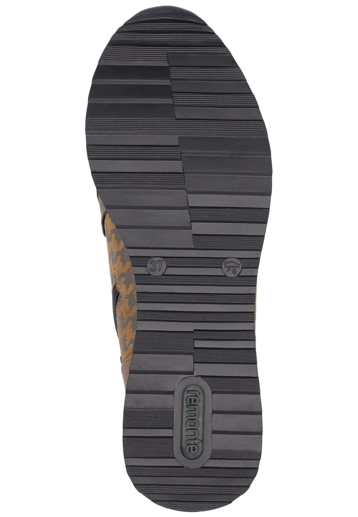 Remonte Sneaker Lederimitat/Textil Chestnut