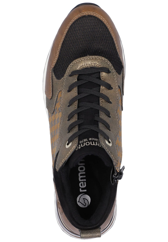 Remonte Sneaker Lederimitat/Textil Chestnut