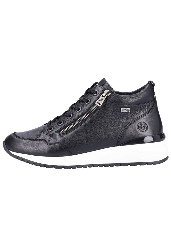 Sneaker Remonte Sneaker Glattleder Schwarz