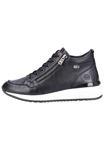 Sneaker Remonte Sneaker Glattleder Schwarz