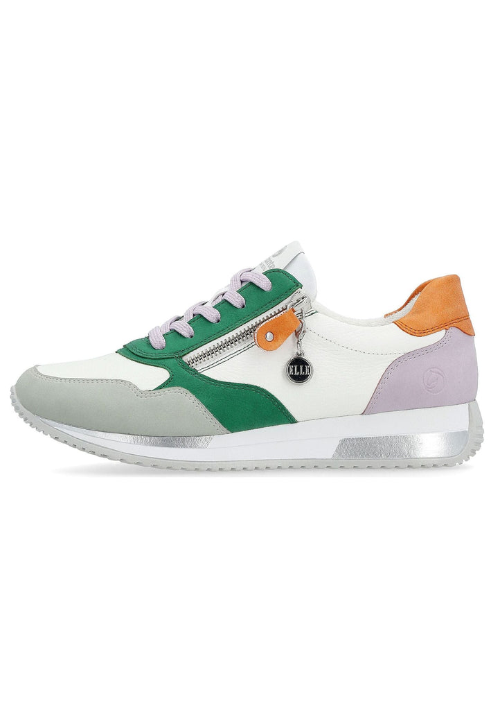Sneaker Remonte Sneaker Leder/Synthetik Weiß Kombi
