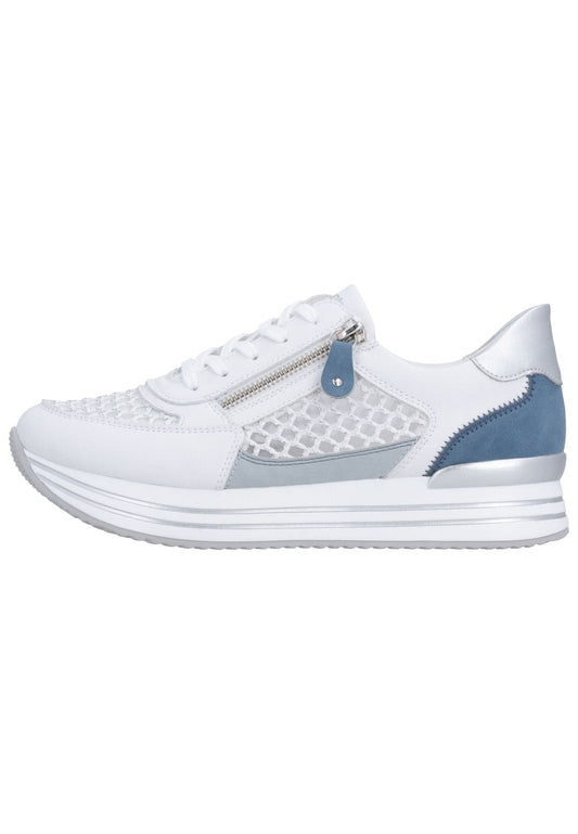 Remonte Sneaker Synthetik/Textil Weiß/Blau