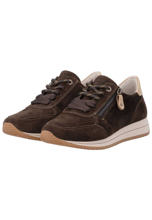 Remonte Sneaker Veloursleder Dunkelbraun