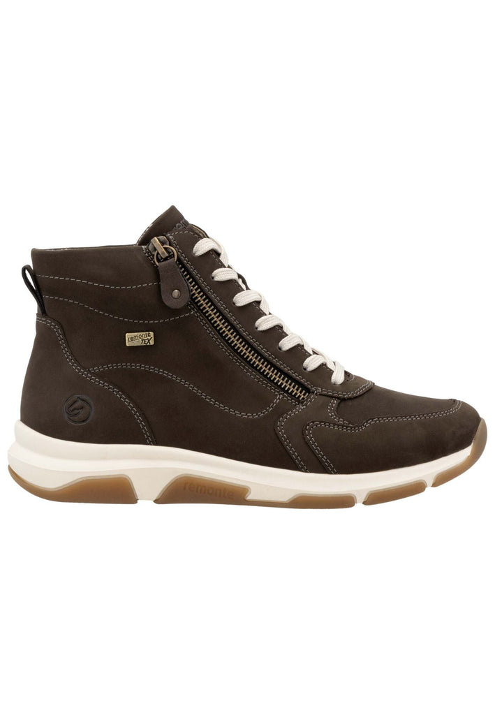 Remonte Sneaker Veloursleder Schoko Warmfutter