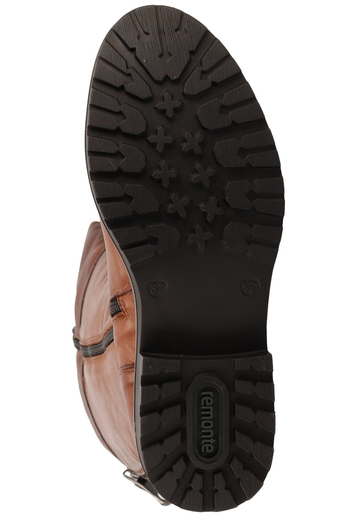Remonte Stiefel Glattleder Braun Warmfutter