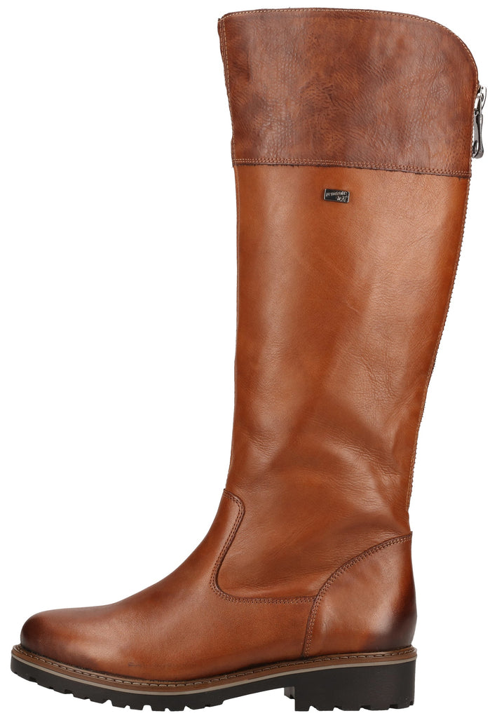 Remonte Stiefel Glattleder Braun Warmfutter