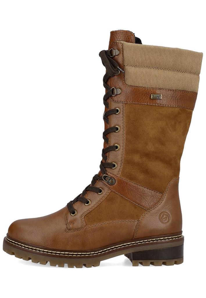 Remonte Stiefel Glattleder Braun Warmfutter