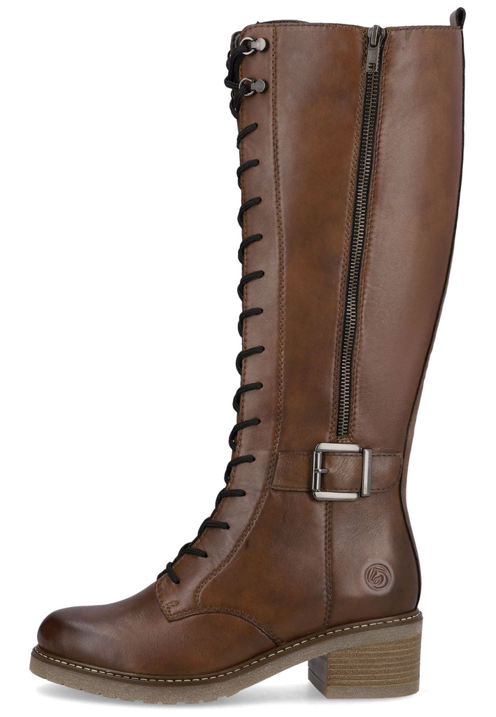 Remonte Stiefel Glattleder Chestnut Warmfutter