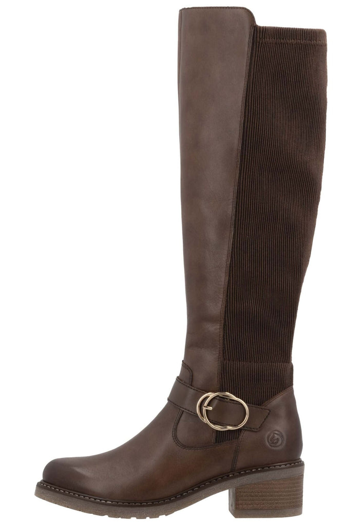 Remonte Stiefel Glattleder Mahagony Warmfutter