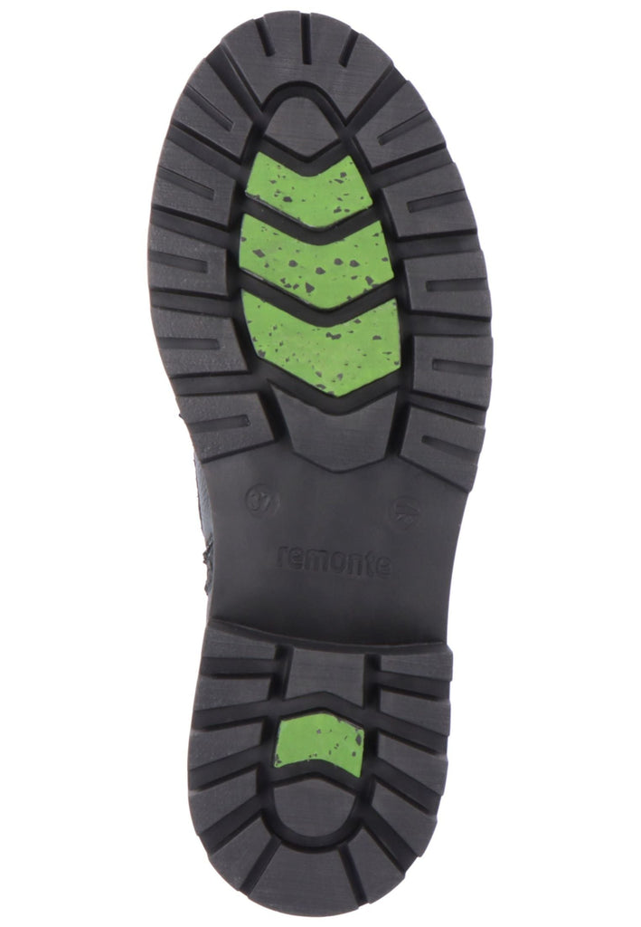 Remonte Stiefel Glattleder Schwarz Warmfutter