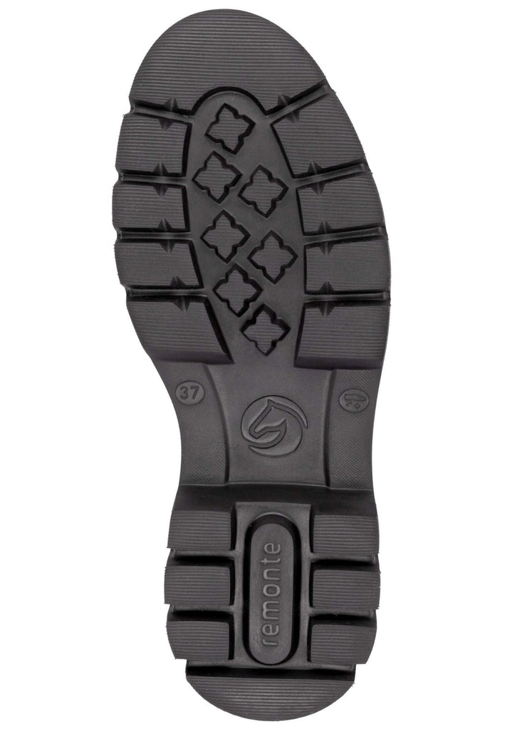 Remonte Stiefel Leder/Textil Schwarz