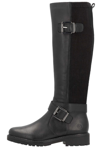 Stiefel Remonte Stiefel Glattleder Schwarz
