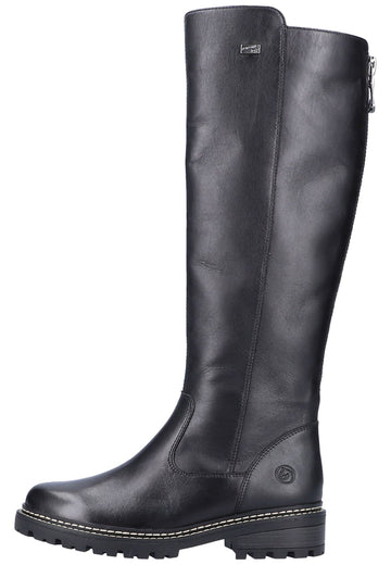 Stiefel Remonte Stiefel Glattleder Schwarz