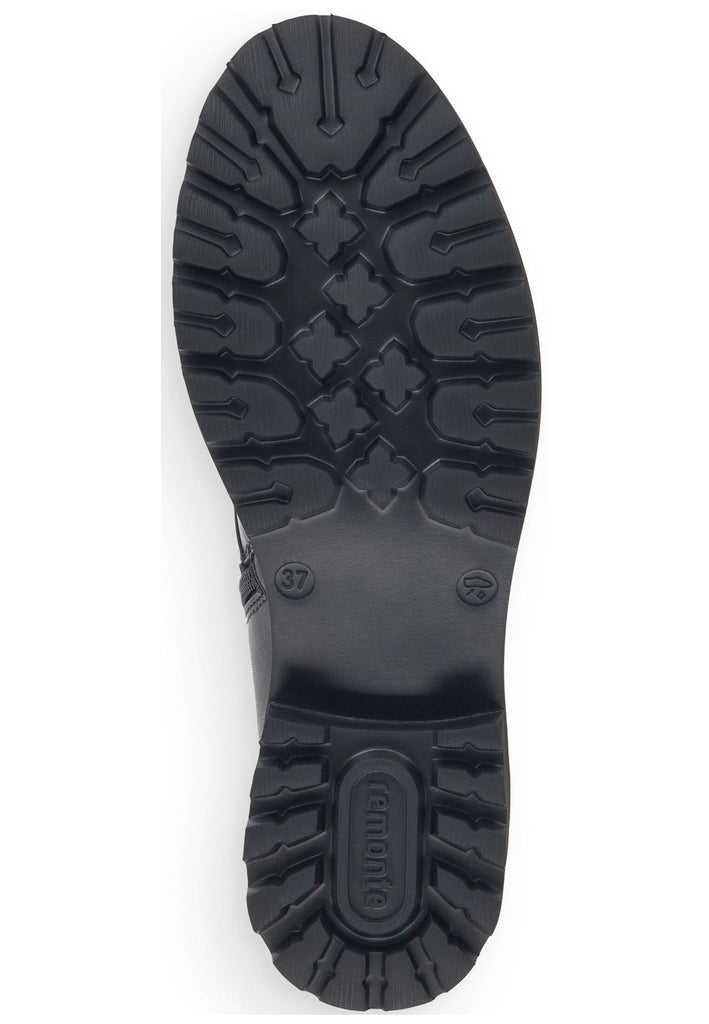 Remonte Stiefelette Glattleder Blau