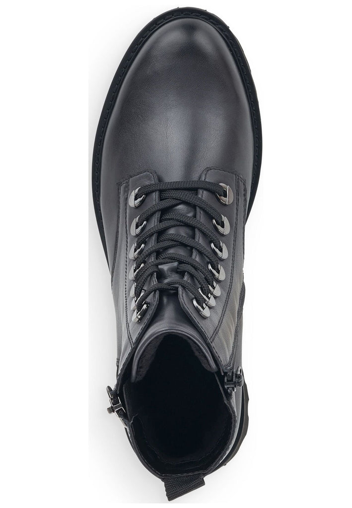 Remonte Stiefelette Glattleder Blau