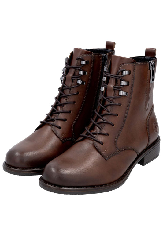 Remonte Stiefelette Glattleder Chestnut
