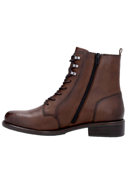 Remonte Stiefelette Glattleder Chestnut