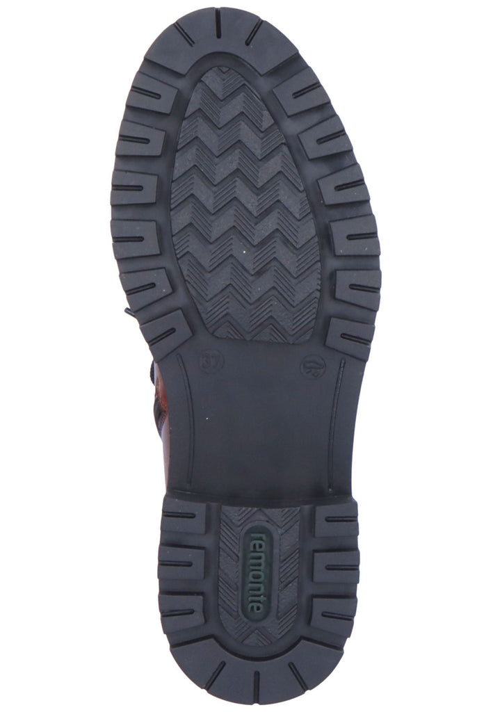 Remonte Stiefelette Glattleder Chestnut Warmfutter