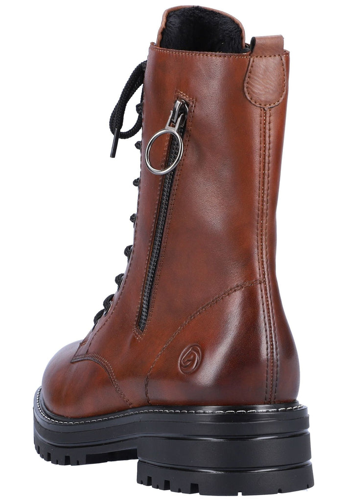 Remonte Stiefelette Glattleder Chestnut Warmfutter