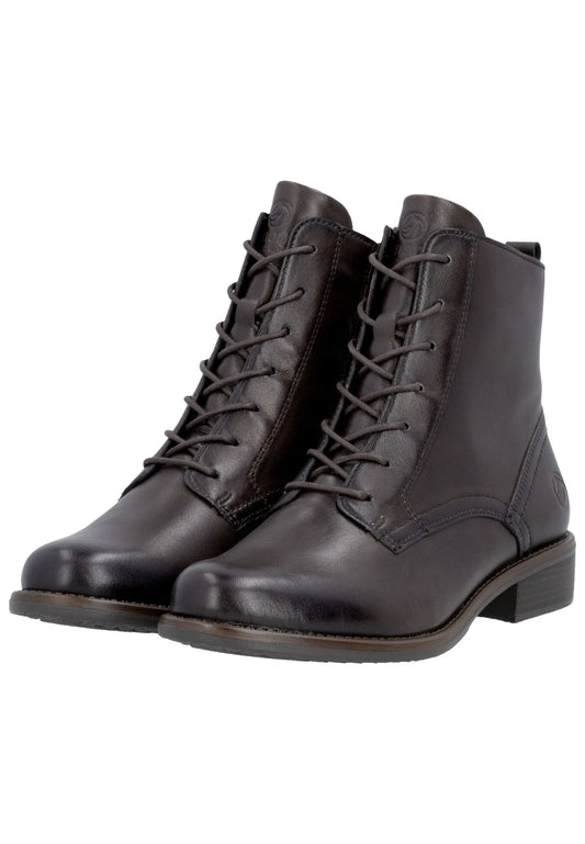 Remonte Stiefelette Glattleder Dunkelbraun