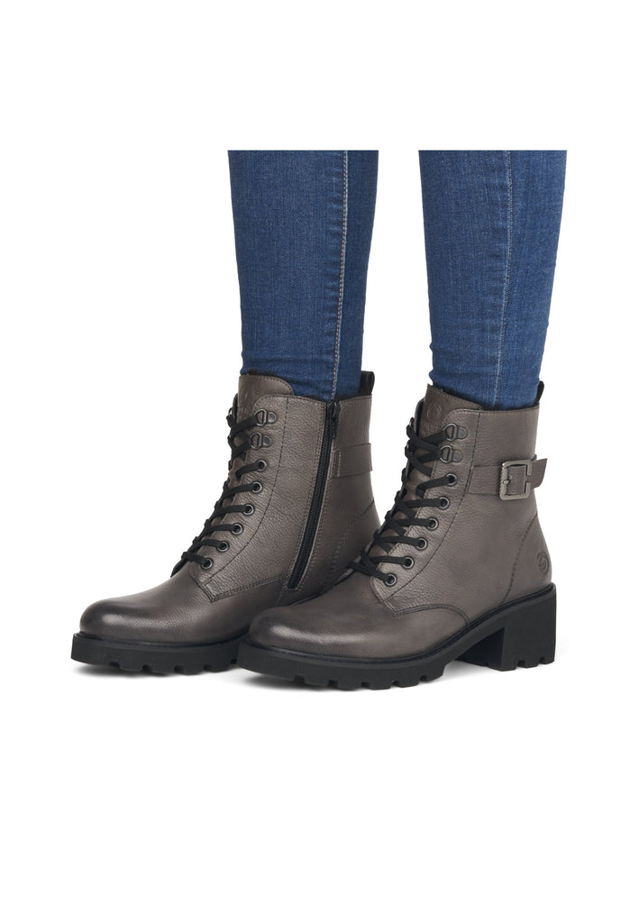 Remonte Stiefelette Glattleder Fumo