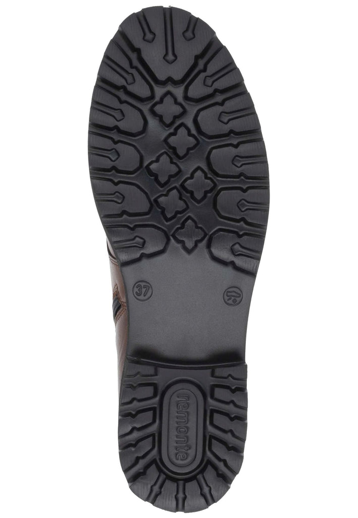 Remonte Stiefelette Glattleder Mahagony