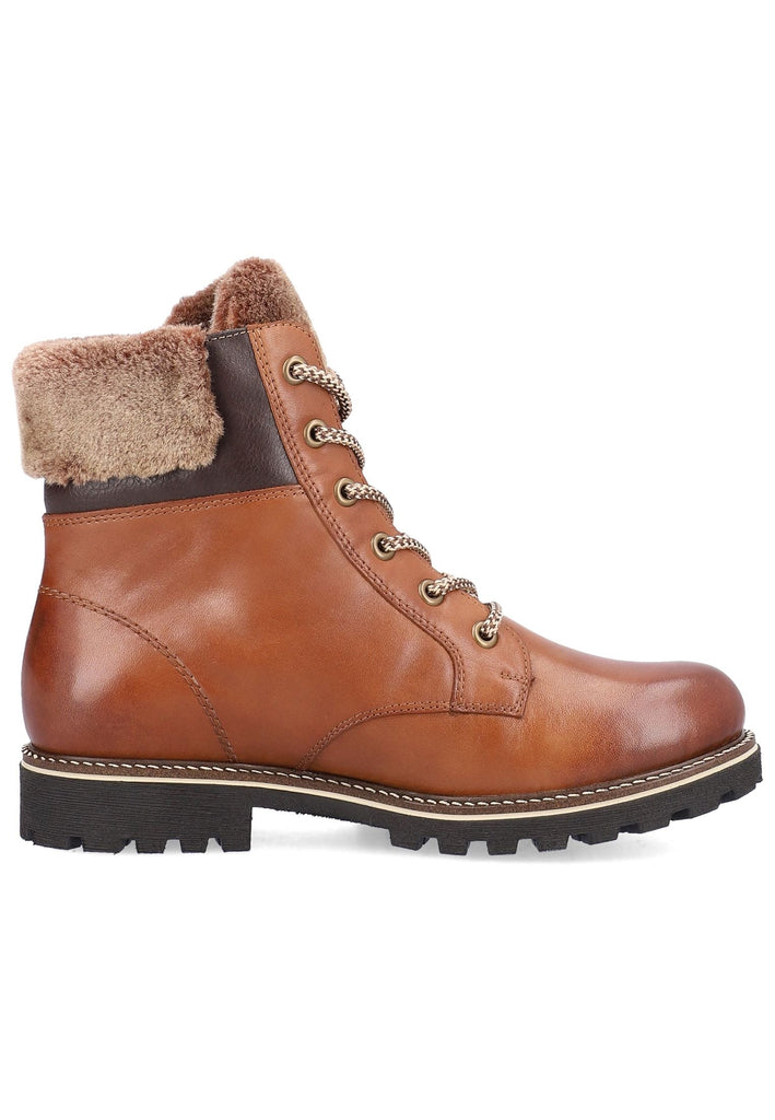 Remonte Stiefelette Glattleder Muskat Warmfutter