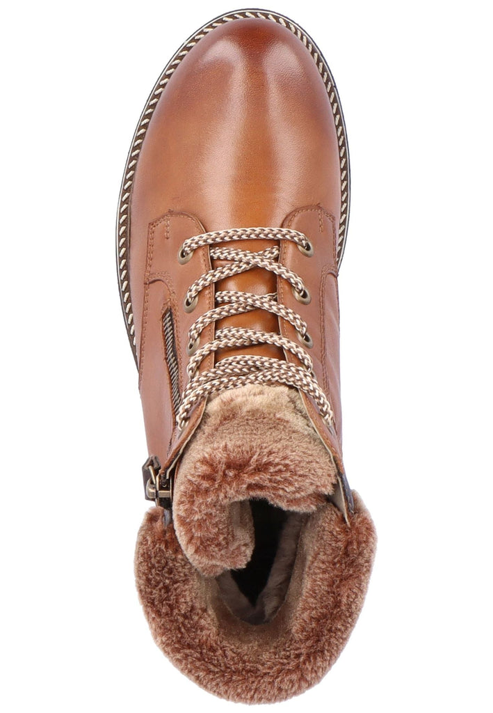Remonte Stiefelette Glattleder Muskat Warmfutter