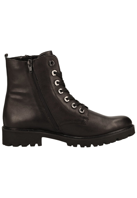 Remonte Stiefelette Glattleder Schwarz
