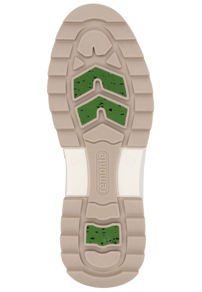 Remonte Stiefelette Glattleder Weiß Warmfutter