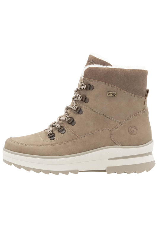 Remonte Stiefelette Leder Camel Warmfutter