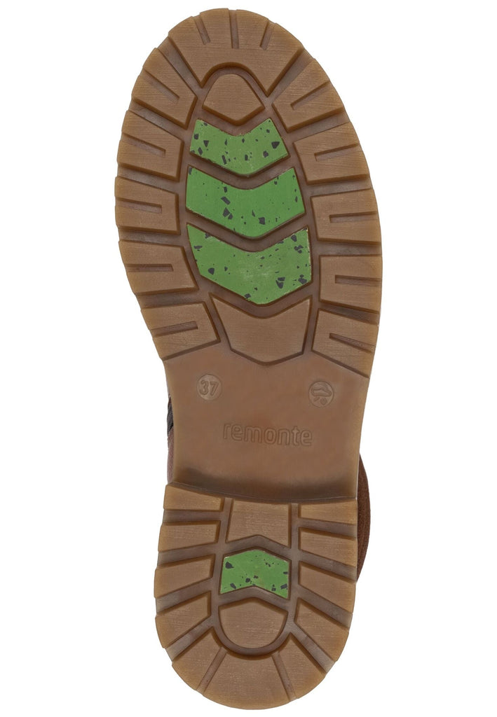 Remonte Stiefelette Leder Nuss Warmfutter