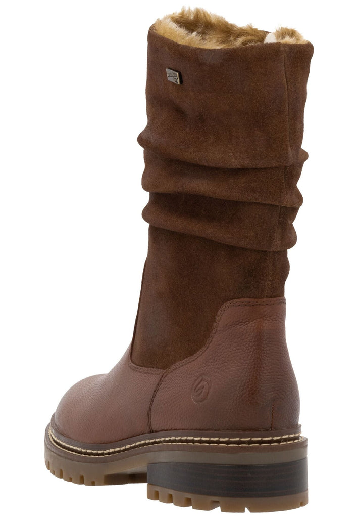 Remonte Stiefelette Leder Nuss Warmfutter