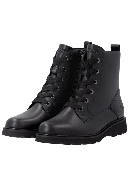 Remonte Stiefelette Leder Schwarz
