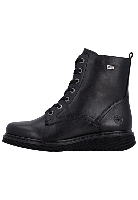 Remonte Stiefelette Leder Schwarz/Schwarz Warmfutter