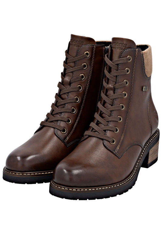 Remonte Stiefelette Leder/Synthetik Chestnut