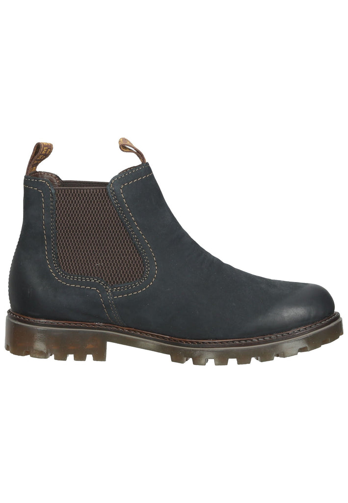 Remonte Stiefelette Leder/Textil Blau/Braun