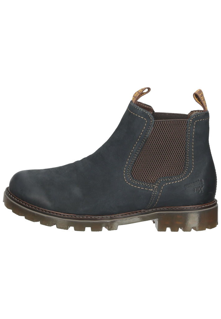 Remonte Stiefelette Leder/Textil Blau/Braun