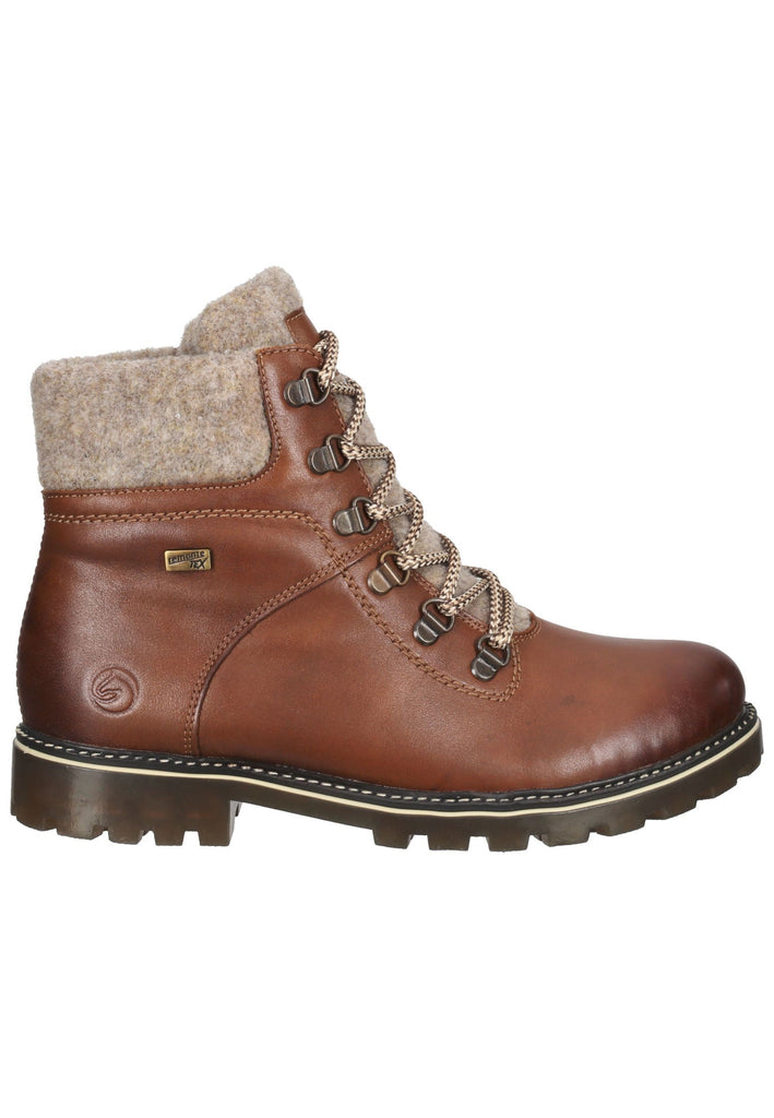 Remonte Stiefelette Leder/Textil Chestnut Warmfutter