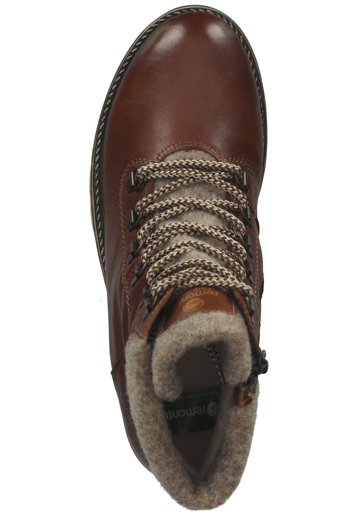 Remonte Stiefelette Leder/Textil Chestnut Warmfutter
