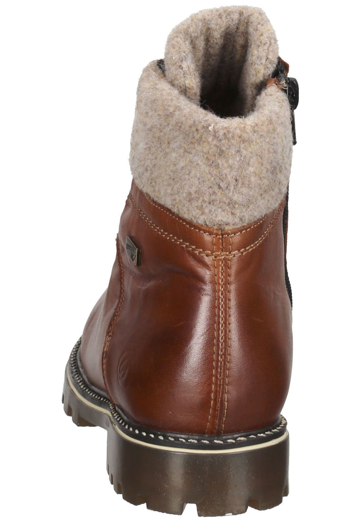 Remonte Stiefelette Leder/Textil Chestnut Warmfutter
