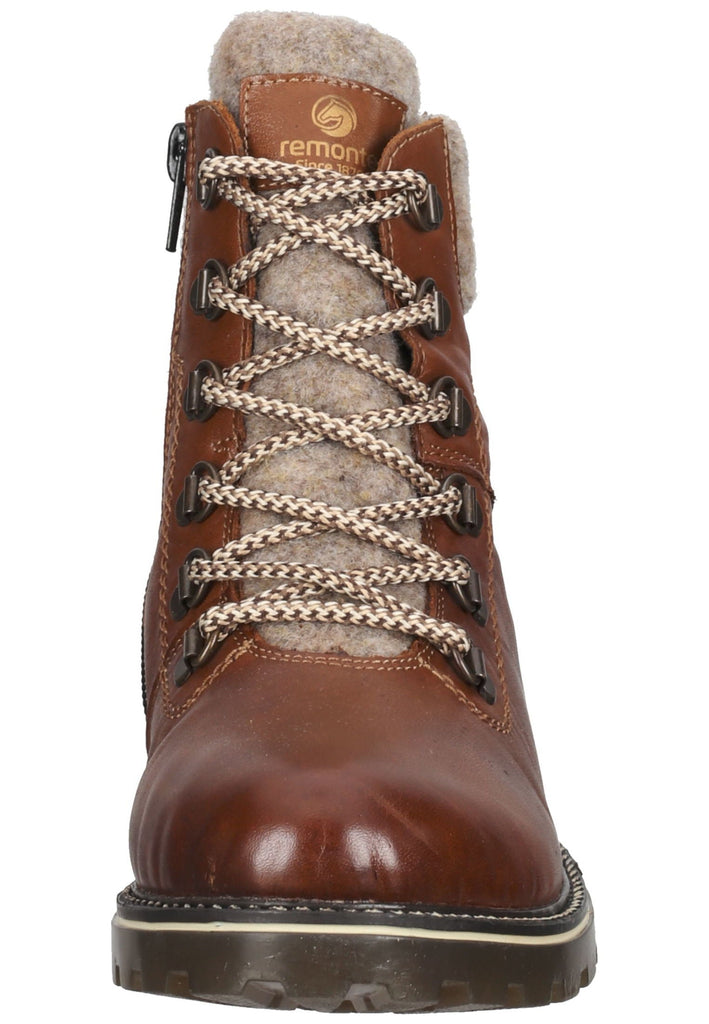 Remonte Stiefelette Leder/Textil Chestnut Warmfutter