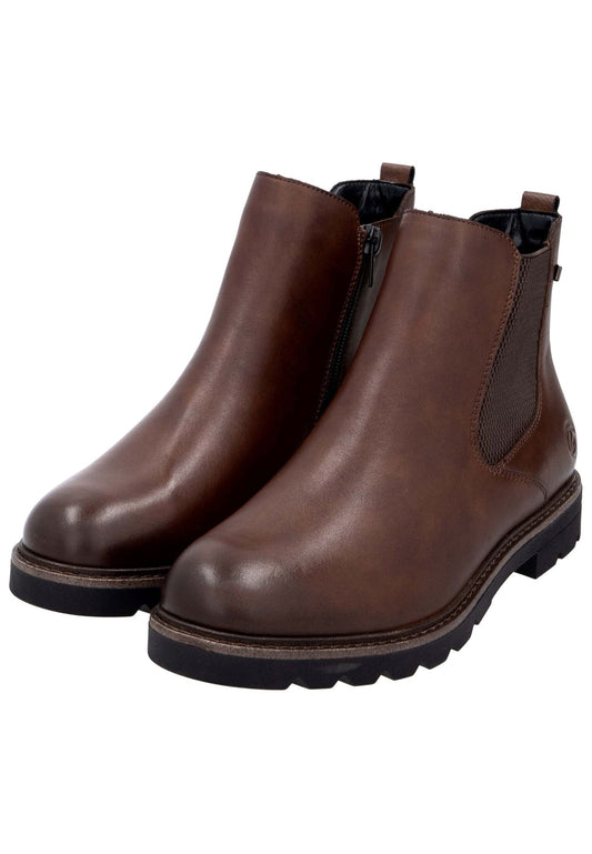 Remonte Stiefelette Leder/Textil Chestnut Warmfutter