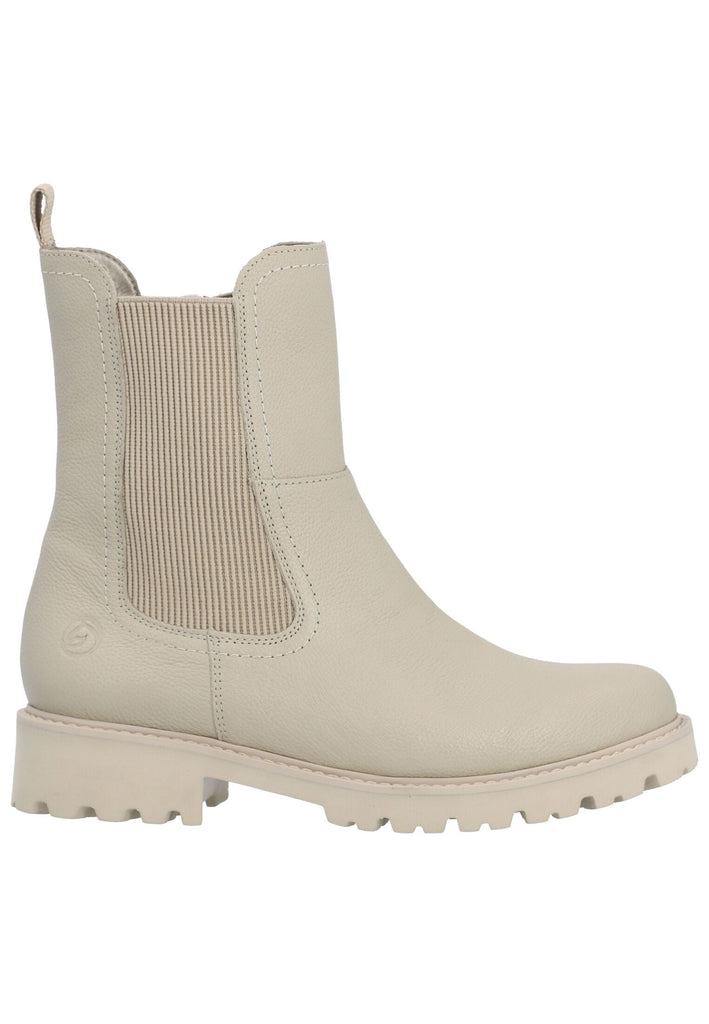 Remonte Stiefelette Leder/Textil Crema Warmfutter
