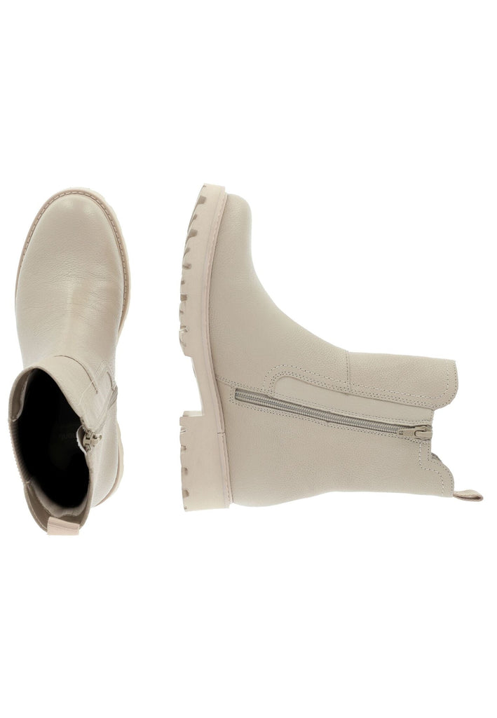 Remonte Stiefelette Leder/Textil Crema Warmfutter