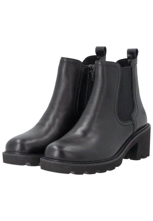 Remonte Stiefelette Leder/Textil Schwarz