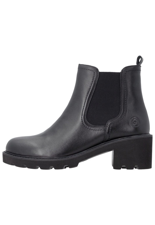 Remonte Stiefelette Leder/Textil Schwarz