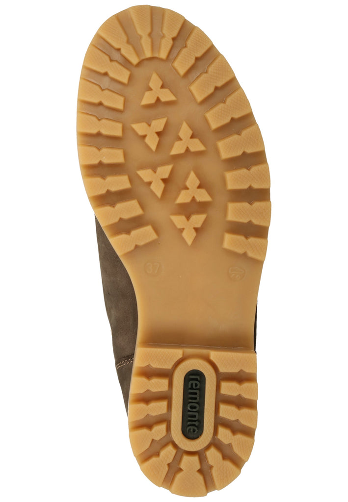 Remonte Stiefelette Leder/Textil Smoke Warmfutter