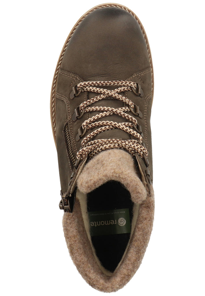 Remonte Stiefelette Leder/Textil Smoke Warmfutter