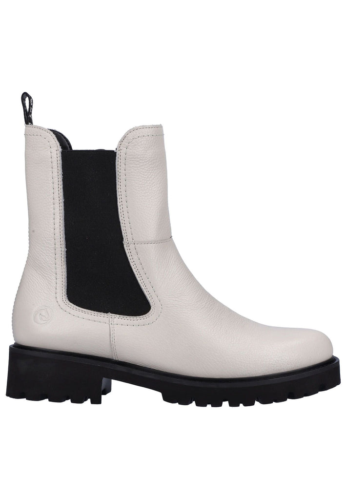 Remonte Stiefelette Leder/Textil Weiß